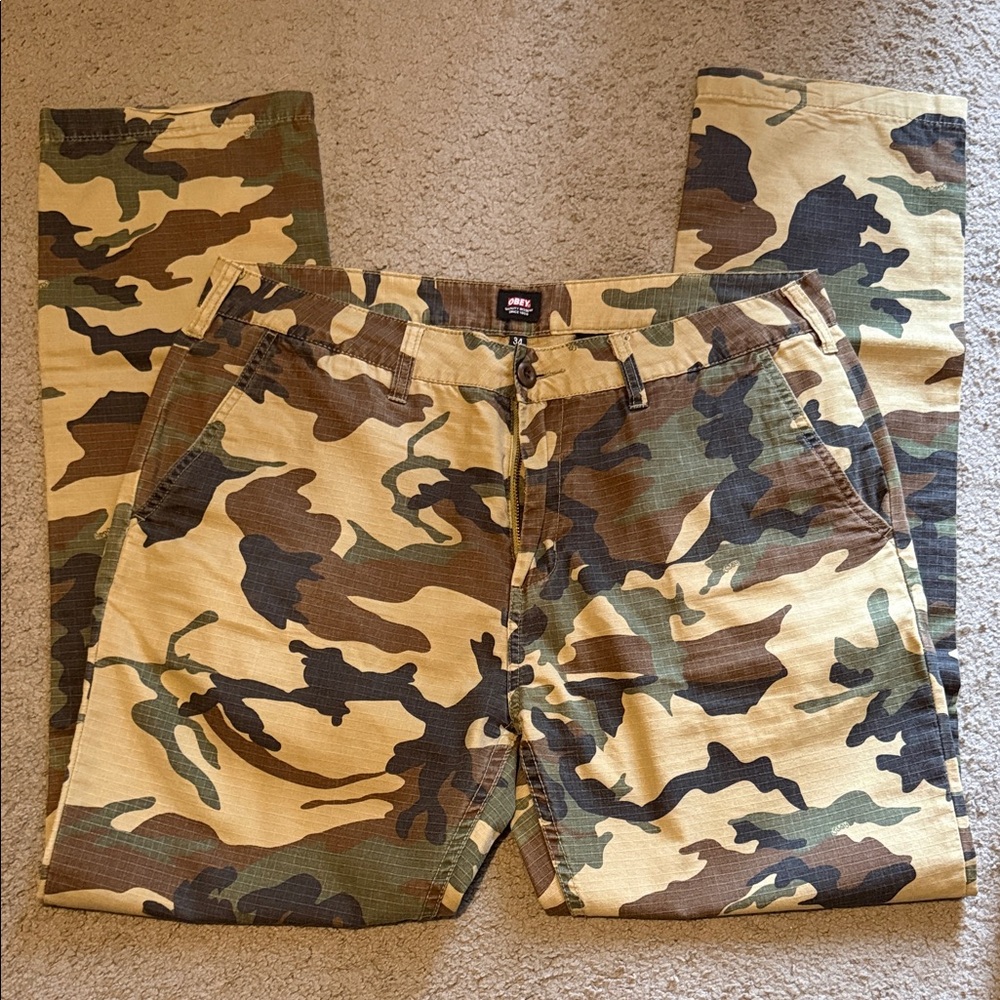 Obey Ripstop Camouflage Pants